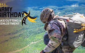 251st Army Birthday Cake-Cutting and Reenlistment Ceremony Program