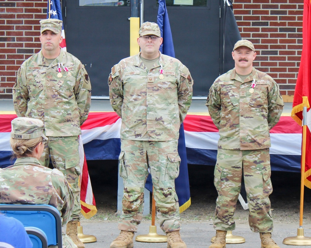 Three Maine Air National Guard Members Retire During Ceremony at South Portland Air National Guard Station