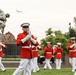 Marine Barracks Washington Hosts Michigan Representative at a Sunset Parade