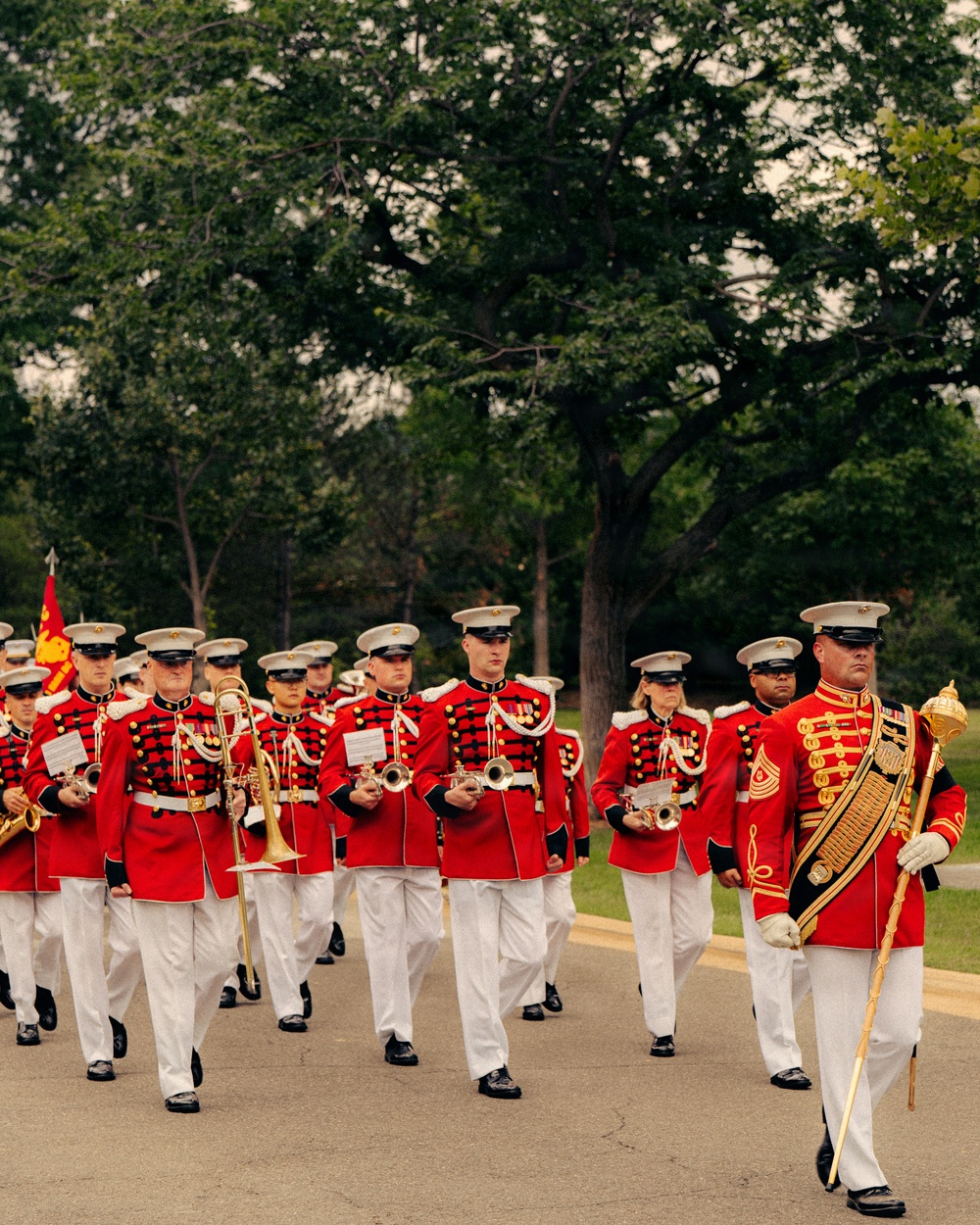 Funeral of Brig. Gen. Hagen at Arlington National Cemetery