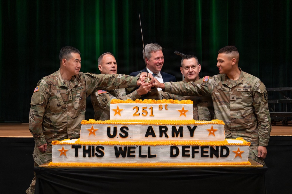 U.S. Army’s 251st Birthday Cake-Cutting and Reenlistment Ceremony