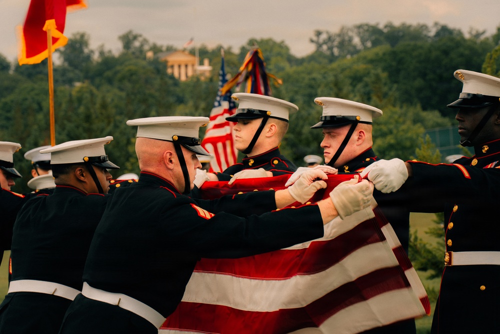 Funeral of Brig. Gen. Hagen at Arlington National Cemetery