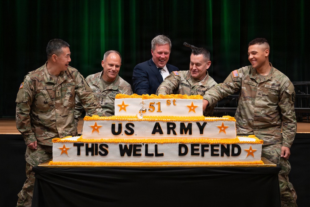 U.S. Army’s 251st Birthday Cake-Cutting and Reenlistment Ceremony