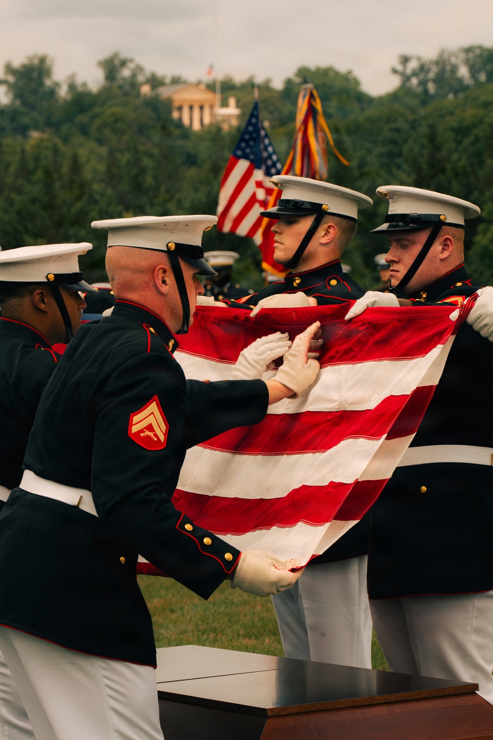 Funeral of Brig. Gen. Hagen at Arlington National Cemetery