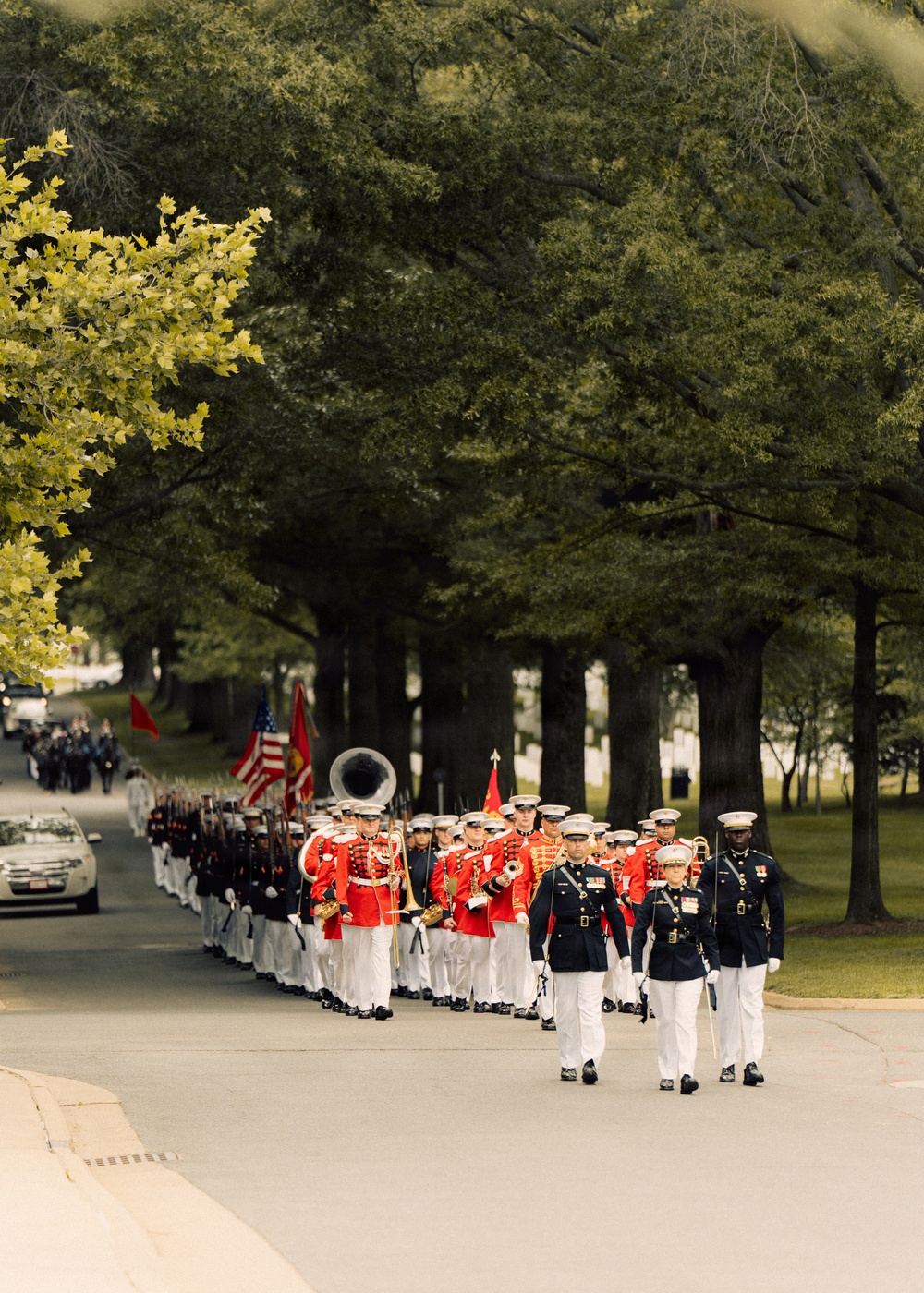 Funeral of Brig. Gen. Hagen at Arlington National Cemetery