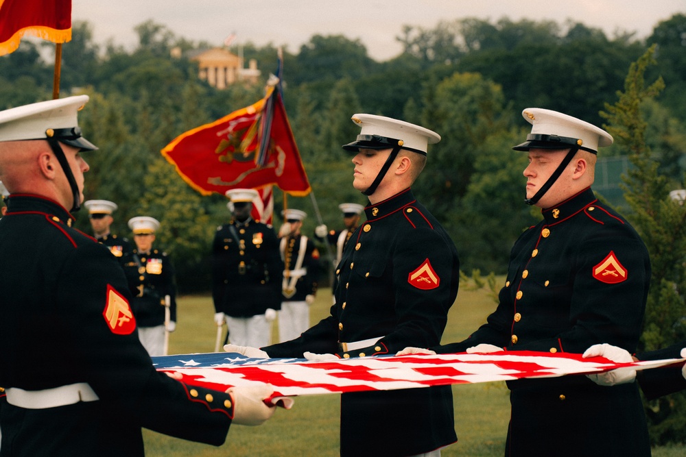 Funeral of Brig. Gen. Hagen at Arlington National Cemetery