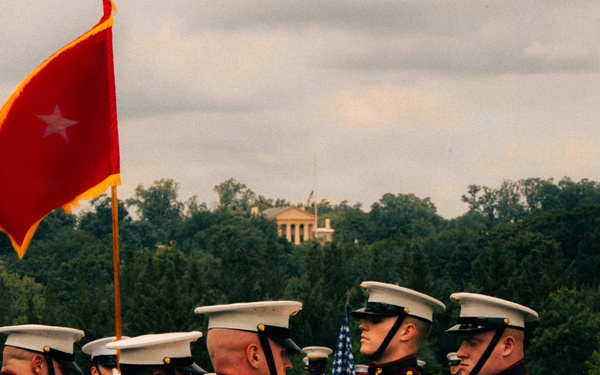 Funeral of Brig. Gen. Hagen at Arlington National Cemetery