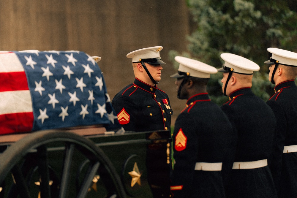 Funeral of Brig. Gen. Hagen at Arlington National Cemetery