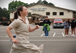 Sharing Army history, one stitch and stride at a time