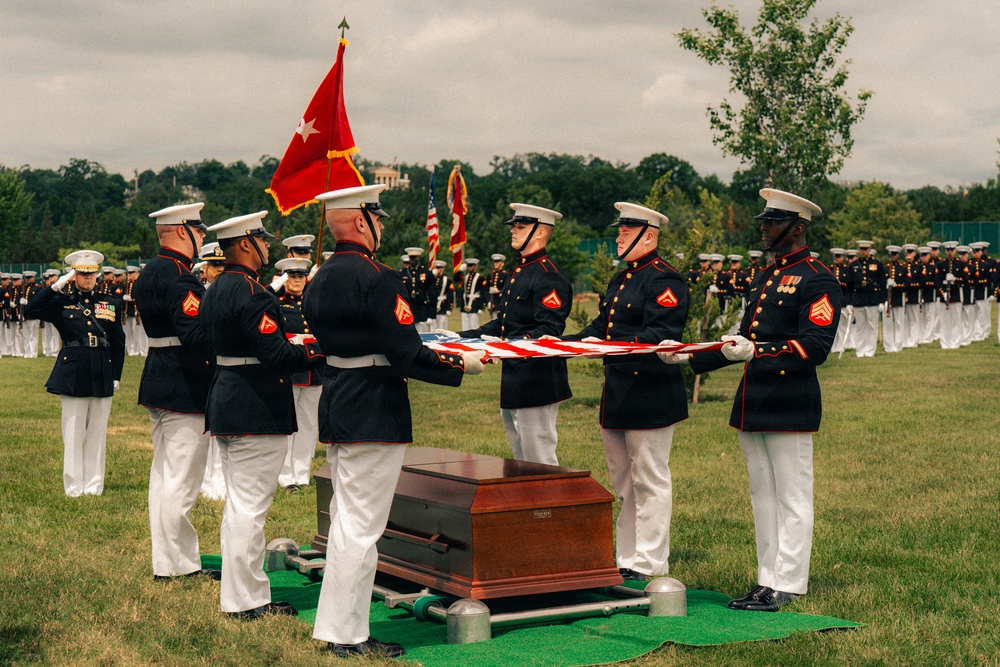 Funeral of Brig. Gen. Hagen at Arlington National Cemetery