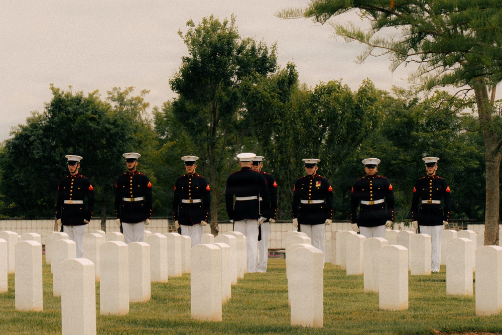 Funeral of Brig. Gen. Hagen at Arlington National Cemetery