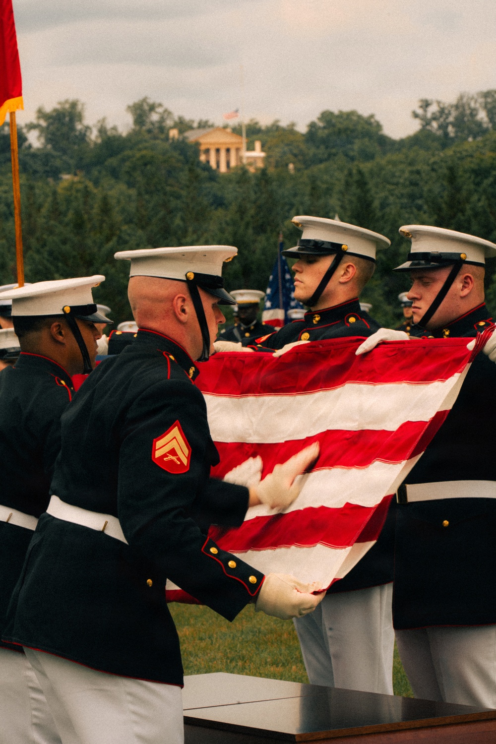 Funeral of Brig. Gen. Hagen at Arlington National Cemetery