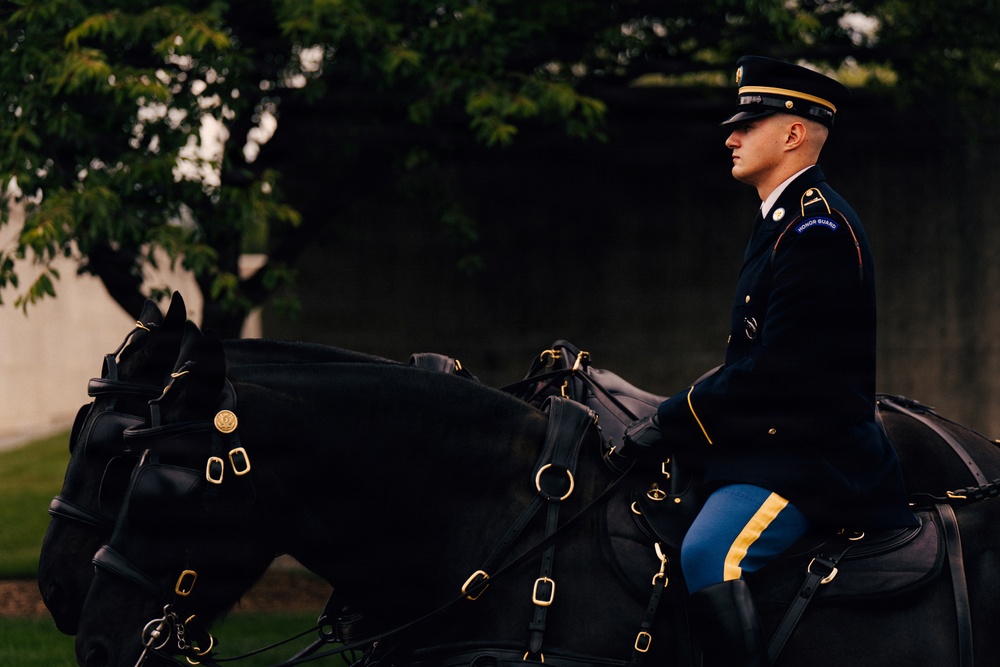Funeral of Brig. Gen. Hagen at Arlington National Cemetery