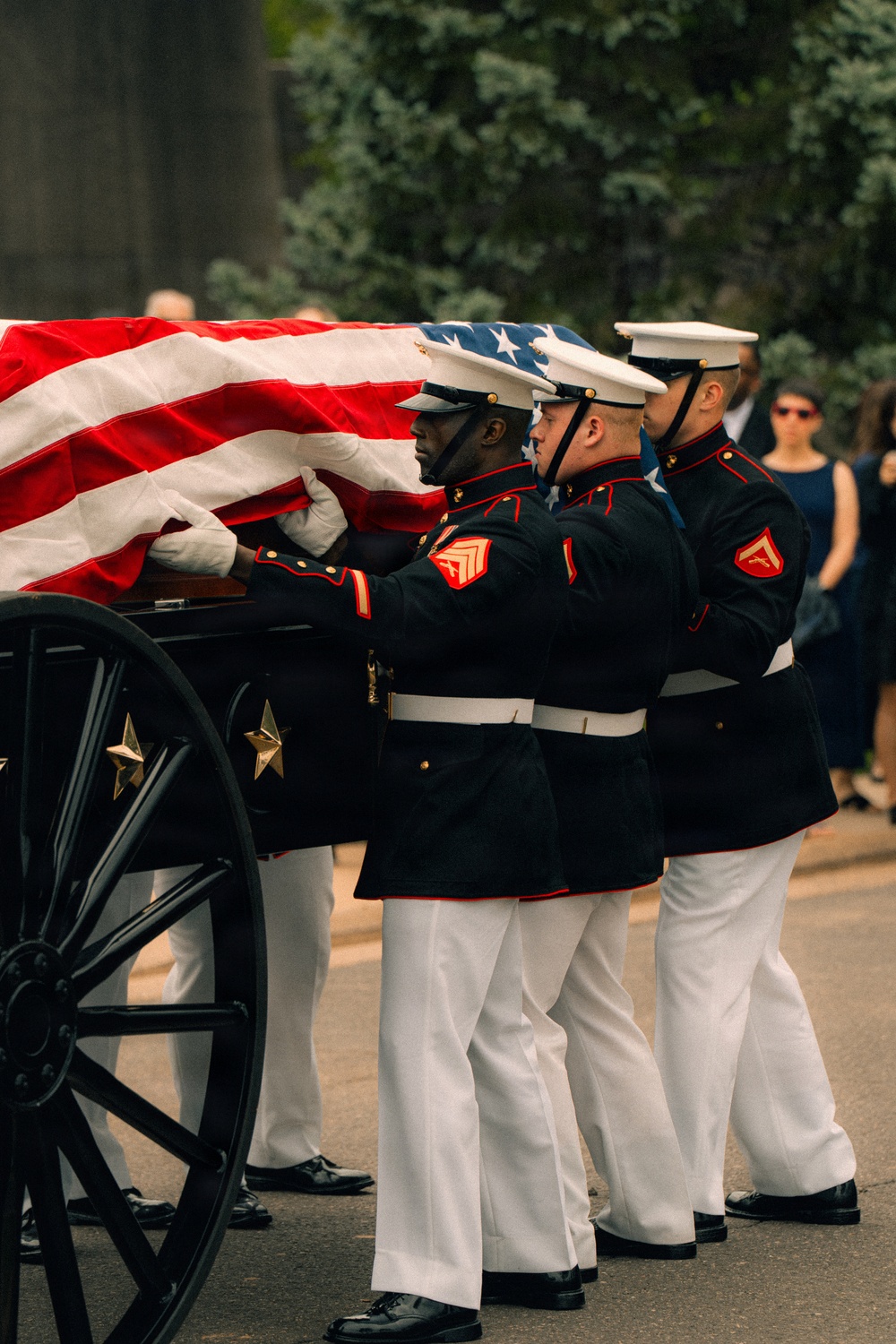 Funeral of Brig. Gen. Hagen at Arlington National Cemetery