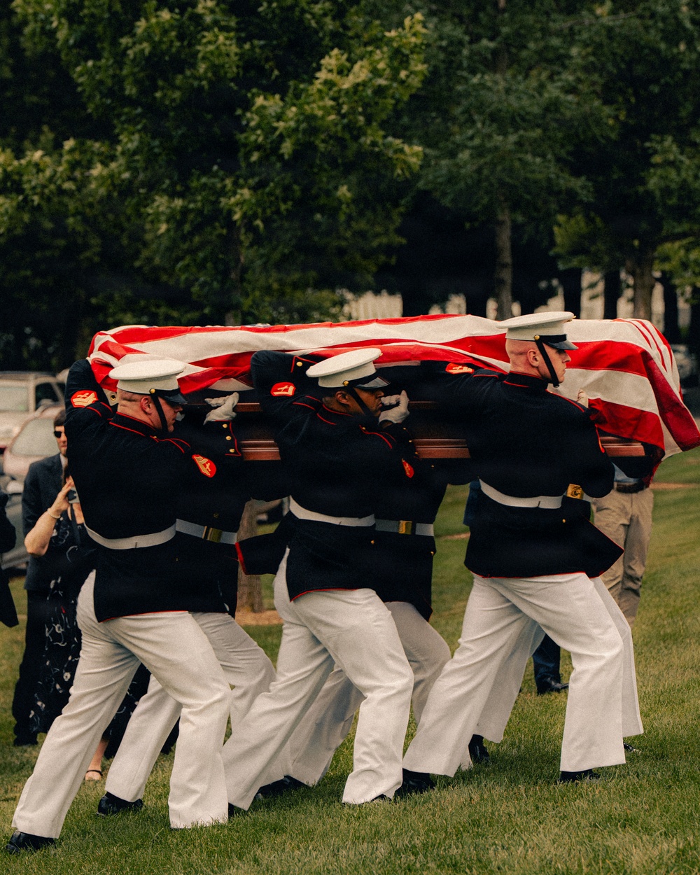 Funeral of Brig. Gen. Hagen at Arlington National Cemetery