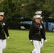 Marine Barracks Washington Hosts Michigan Representative at a Sunset Parade