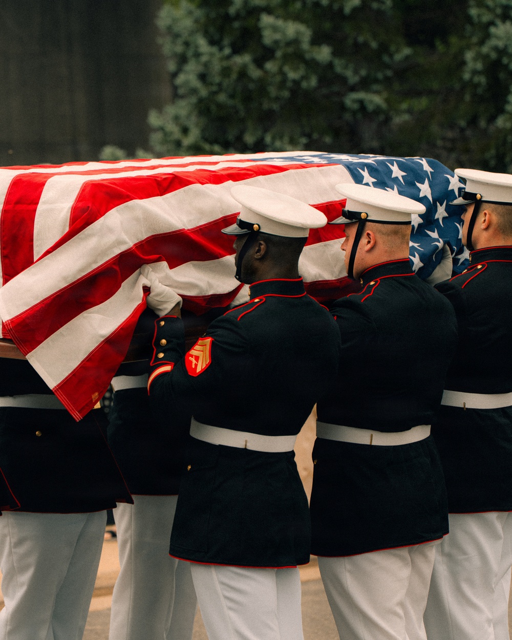Funeral of Brig. Gen. Hagen at Arlington National Cemetery