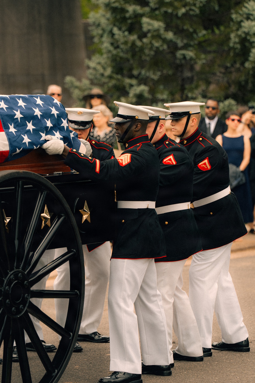 Funeral of Brig. Gen. Hagen at Arlington National Cemetery