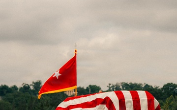 Funeral of Brig. Gen. Hagen at Arlington National Cemetery