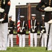 Marine Barracks Washington Hosts Michigan Representative at a Sunset Parade