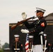 Marine Barracks Washington Hosts Michigan Representative at a Sunset Parade