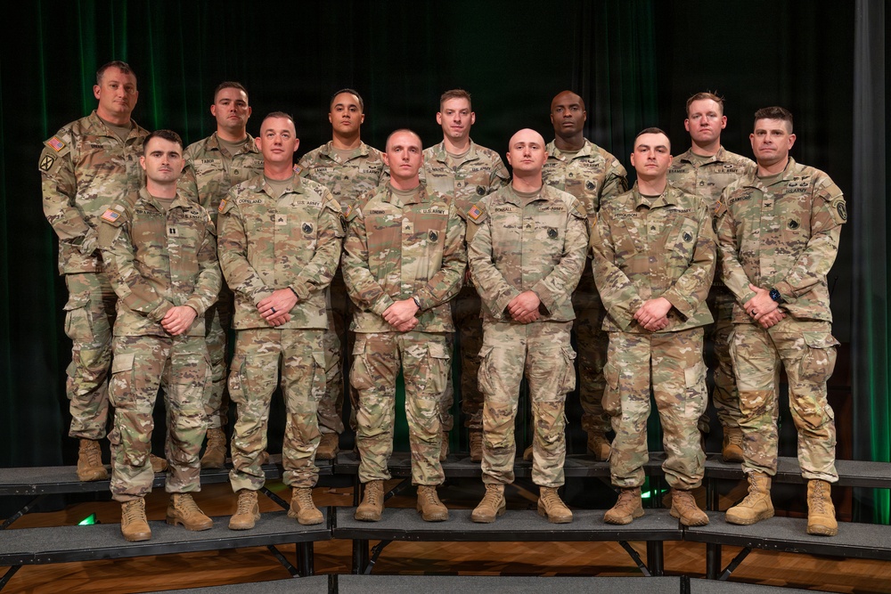 USAMMB Group Photo Prior to the U.S. Army’s 251st Birthday Cake-Cutting and Reenlistment Ceremony