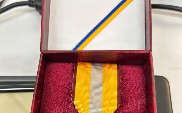 CAC Officer Receives Ukrainian Medal