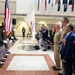 NAMRU San Antonio, PHC-West Soldiers present Colors at USAA Army Birthday Celebration