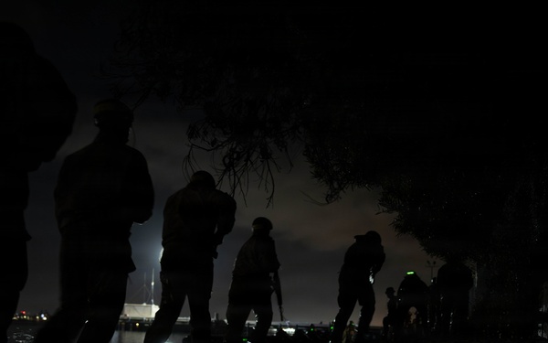 2nd Bn., 5th Marines rehearse open ocean transit, night clandestine landing
