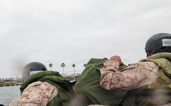 2nd Bn., 5th Marines practice loading, unloading in LCU