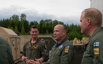 Finnish Leadership visits 48 FW participant for RAFL 26