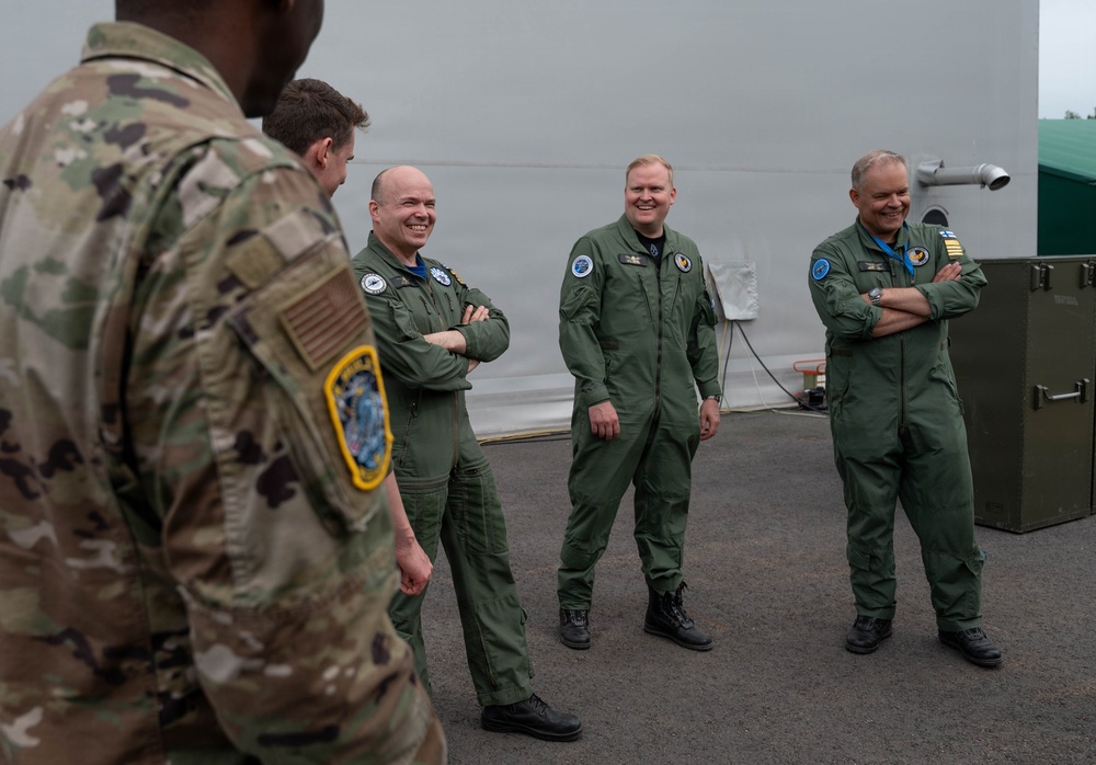 Finnish Leadership visits 48 FW participant for RAFL26
