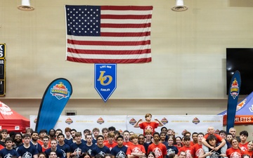 Marine Corps Sports Leadership Academy wrestling clinic