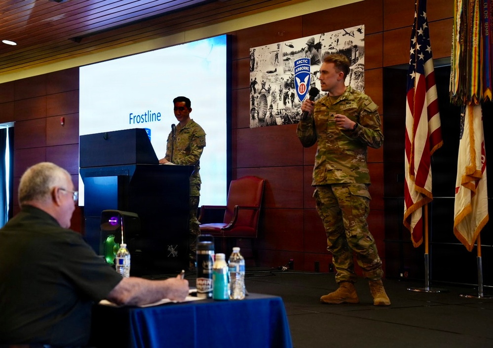 11th Airborne Division Troops Present Ideas at Bi-Annual Angel Ascent