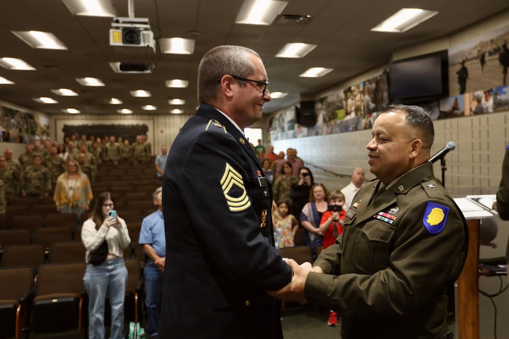 First Sergeant With ‘Toughness of Infantry and Compassion of Chaplain’ Retires After Nearly Three Decades of Military Service