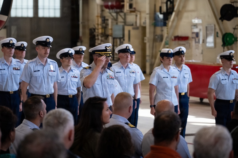 Coast Guard Base Kodiak holds change of command ceremony