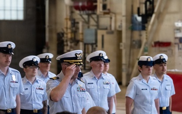 Coast Guard Base Kodiak holds change of command ceremony
