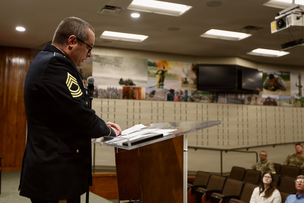 First Sergeant With ‘Toughness of Infantry and Compassion of Chaplain’ Retires After Nearly Three Decades of Military Service