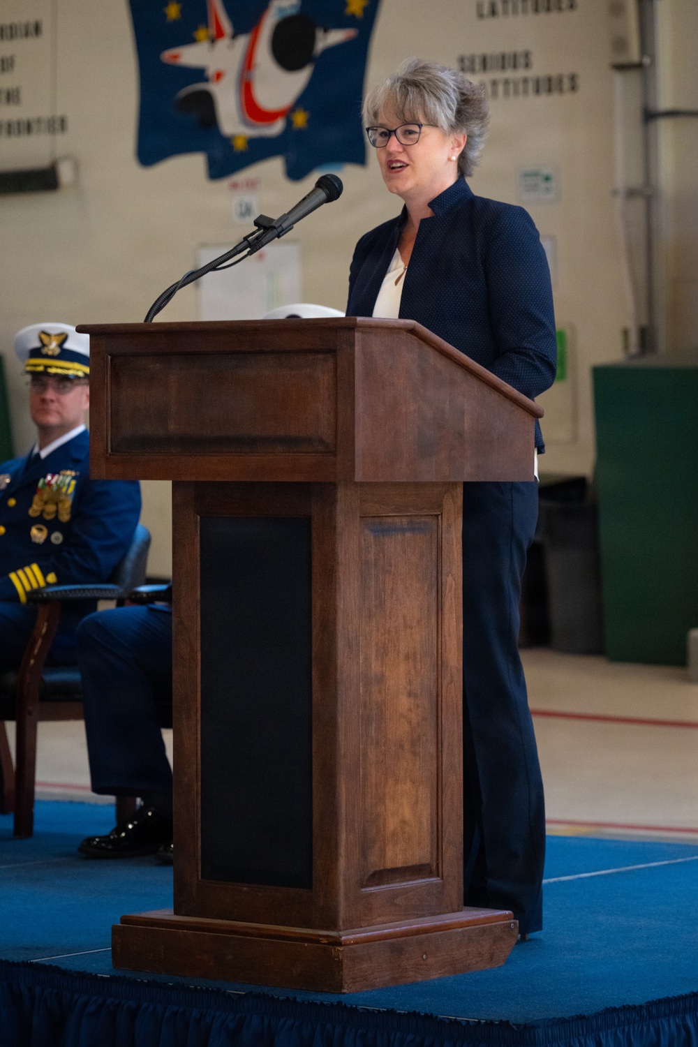 Coast Guard Base Kodiak holds change of command ceremony
