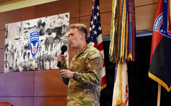 11th Airborne Division Troops Present Ideas at Bi-Annual Angel Ascent