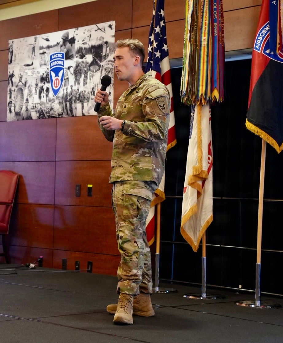 11th Airborne Division Troops Present Ideas at Bi-Annual Angel Ascent