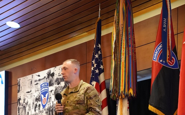 11th Airborne Division Troops Present Ideas at Bi-Annual Angel Ascent