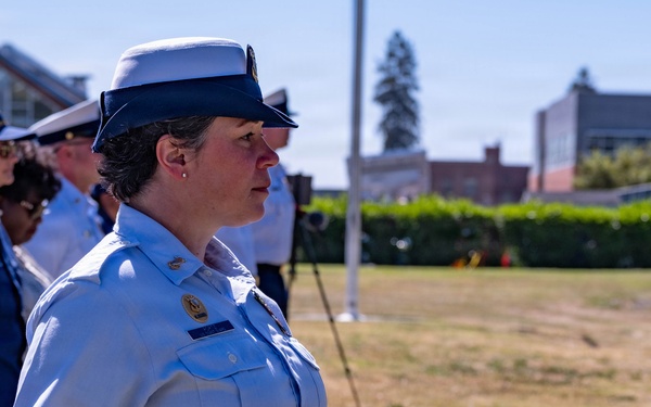 Reserve Pacific Area conducts Change of Watch ceremony at Coast Guard Island