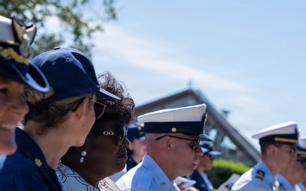 Reserve Pacific Area conducts Change of Watch ceremony at Coast Guard Island