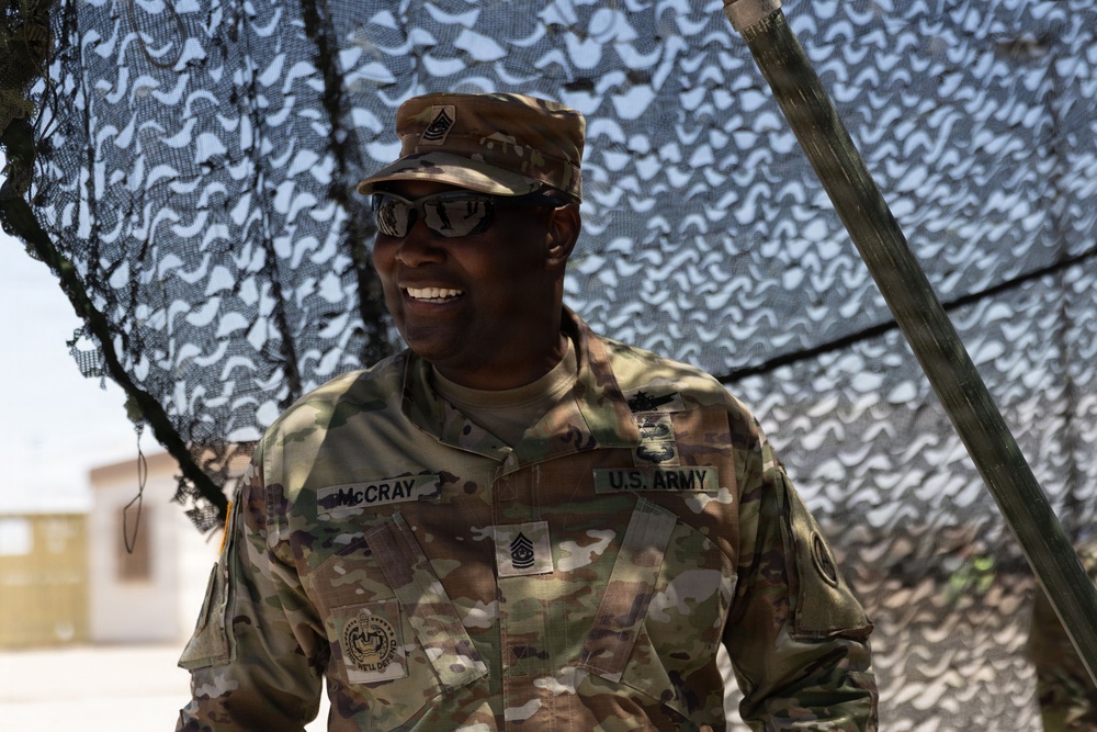 USARCENT CSM Visits 32d AAMDC