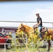 Marine Corps Mounted Color Guard participates in Elizabeth Stampede 2026