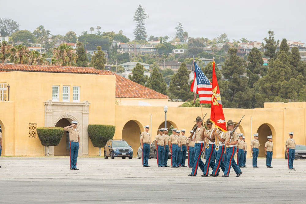 MCRDSD, WRR SgtMaj Relief and Appointment Ceremony