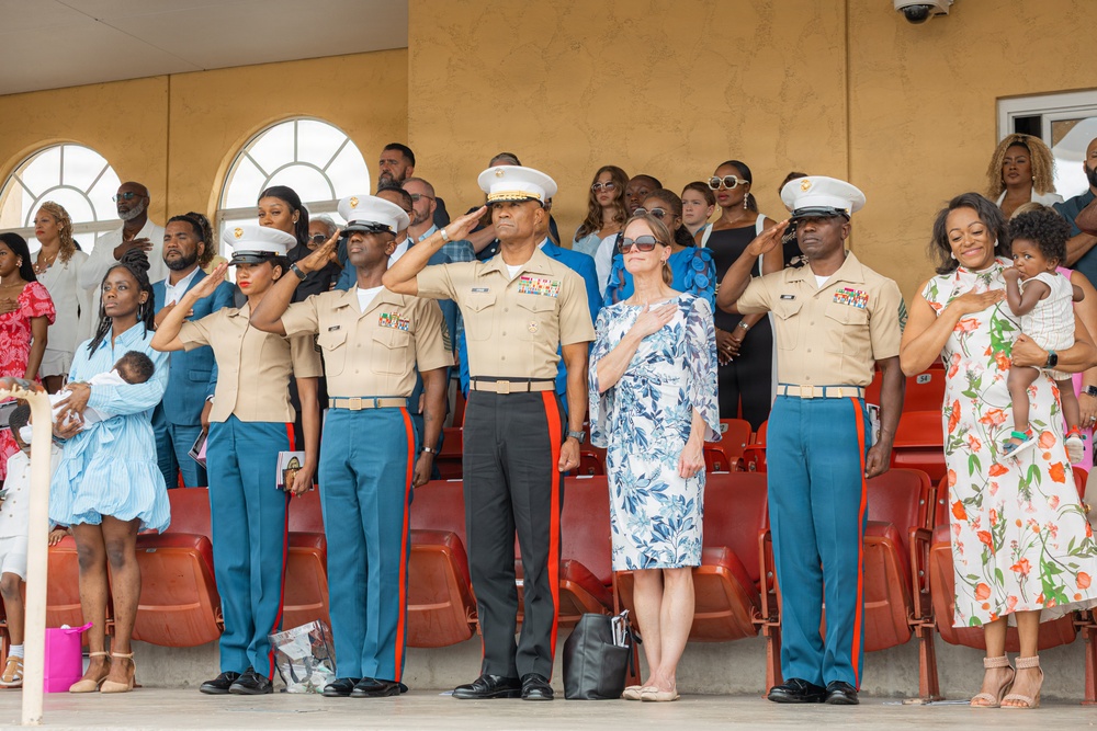 MCRDSD, WRR SgtMaj Relief and Appointment Ceremony