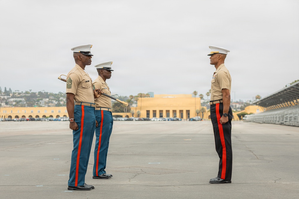 MCRDSD, WRR SgtMaj Relief and Appointment Ceremony