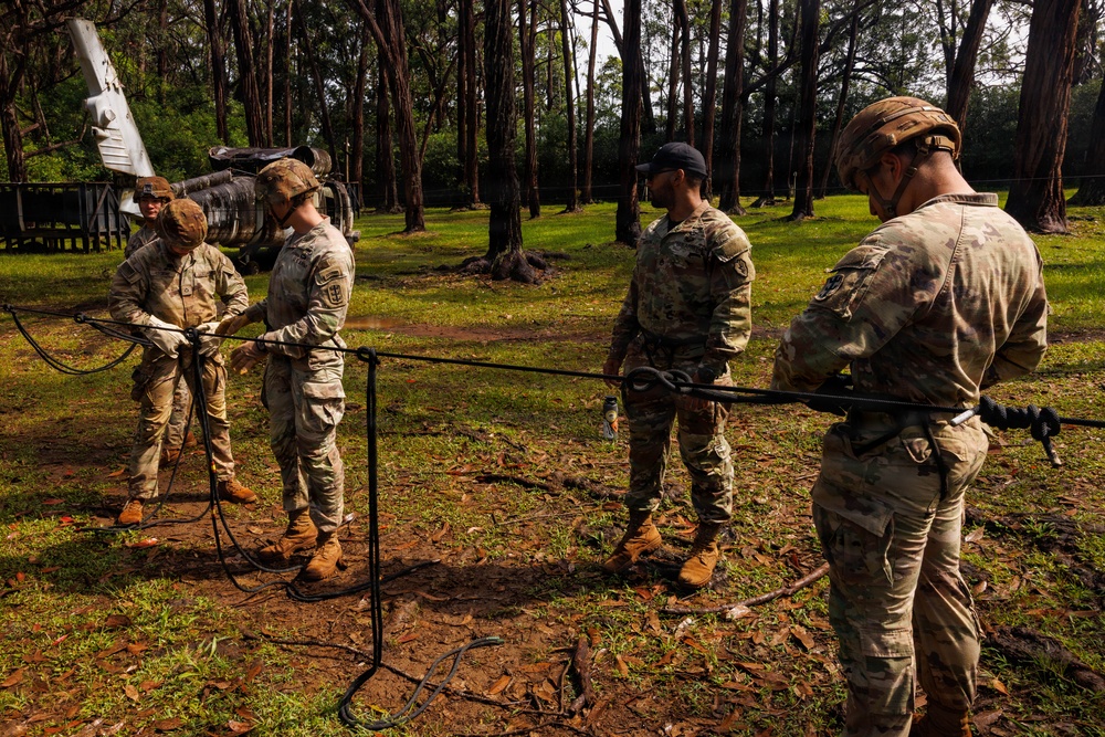 8th TSC BSC Rappel Training